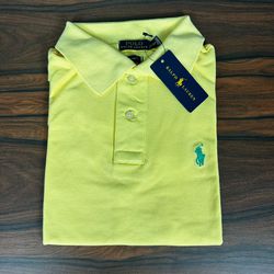 Polo PRL Amarelo. - B-2587 - DROPA AQUI