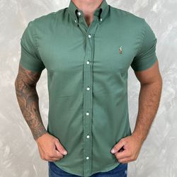 Camisa Manga Curta PRL Verde - 30226 - RP IMPORTS