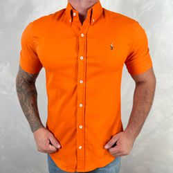 Camisa Manga Curta PRL Laranja - 30311 - DROPA AQUI