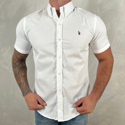 Camisa Manga Curta PRL Xadrez Branco - 30317 - VITRINE SHOPS