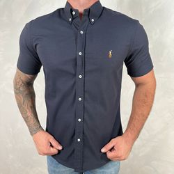 Camisa Manga Curta PRL Azul - 30323 - DROPA AQUI