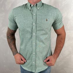 Camisa Manga Curta PRL Verde - 30326 - DROPA AQUI