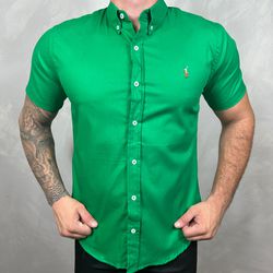 Camisa Manga Curta PRL Verde - 30375 - VITRINE SHOPS