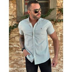 Camisa Manga Curta Xadrez PRL Verde - 30393 - DROPA AQUI