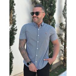 Camisa Manga Curta PRL Xadrez Preto - 30395 - DROPA AQUI