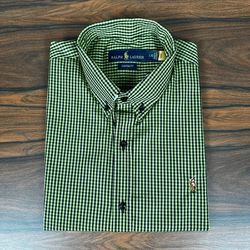 Camisa Manga Curta PRL Xadrez Verde - 30399 - DROPA AQUI