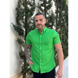 Camisa Manga Curta PRL Verde - 30406 - DROPA AQUI