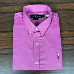 Camisa Manga Curta PRL Rosa - 30413 - DROPA AQUI