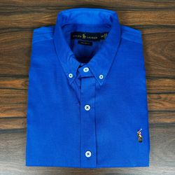 Camisa Manga Curta PRL Azul - 30414 - LOJA VIPIX