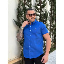 Camisa Manga Curta PRL Azul - 30414 - REI DO ATACADO