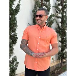Camisa Manga Curta PRL Salmão - 30418 - REI DO ATACADO