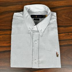 Camisa Manga Curta PRL Cinza - 30420 - LOJA VIPIX