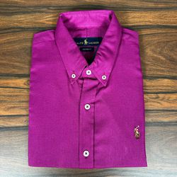 Camisa Manga Curta PRL Fúcsia - 30422 - DROPA AQUI
