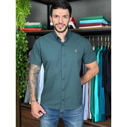 Camisa Manga Curta PRL Xadrez Verde - 30434 - RP IMPORTS