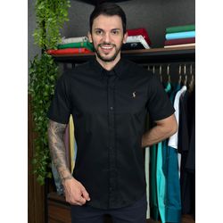 Camisa Manga Curta PRL Preto - 30446 - VITRINE SHOPS