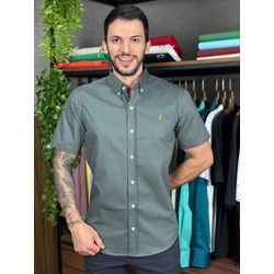 Camisa Manga Curta PRL Chumbo - 30458 - VITRINE SHOPS