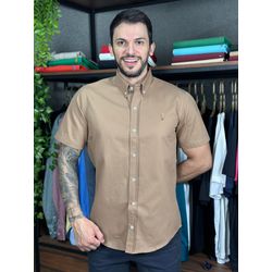 Camisa Manga Curta PRL Bege - 30464 - VITRINE SHOPS