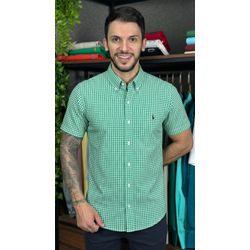 Camisa Manga Curta PRL Xadrez Verde - 30472 - VITRINE SHOPS