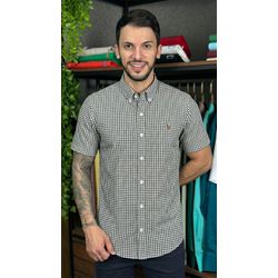 Camisa Manga Curta PRL Xadrez Preto - 30475 - VITRINE SHOPS