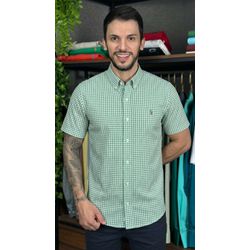 Camisa Manga Curta PRL Xadrez Verde - 30485 - VITRINE SHOPS