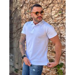 Polo CK Branco.⭐ - C-3542 - LOJA VIPIX