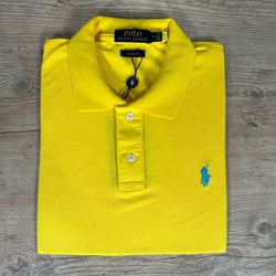 Polo PRL Amarelo. - B-3755 - DROPA AQUI