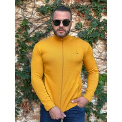 Jaqueta Zíper TH Mostarda - 3926 - DROPA AQUI
