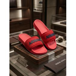 Chinelo Slide Armani Vermelho.⭐ - 3968 - VITRINE SHOPS