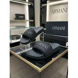 Chinelo Slide Armani Preto.⭐ - 3970 - VITRINE SHOPS