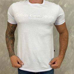 Camiseta CK Branco DFC⭐ - 3996 - DROPA AQUI