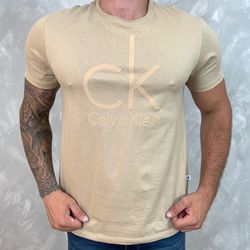 Camiseta CK Bege DFC - 3998 - LOJA VIPIX