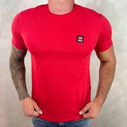 Camiseta Diesel Vermelho⭐ - C-4004 - DROPA AQUI