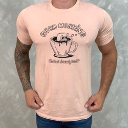 Camiseta Colcci Salmão DFC - 4017 - BARAOMULTIMARCAS