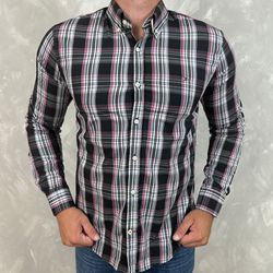 Camisa Manga Longa TH Xadrez - 40613 - DROPA AQUI