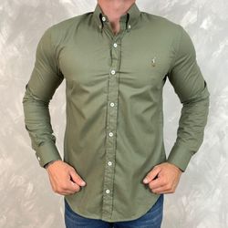 Camisa Manga Longa PRL Verde - 40681 - VITRINE SHOPS