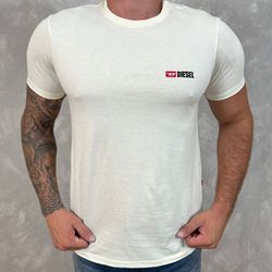 Camiseta Diesel Off White - C-4069 - DROPA AQUI