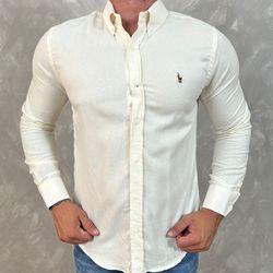 Camisa Manga Longa PRL Creme - 40712 - LOJA VIPIX