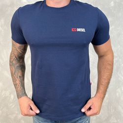 Camiseta Diesel Azul - C-4072 - BARAOMULTIMARCAS
