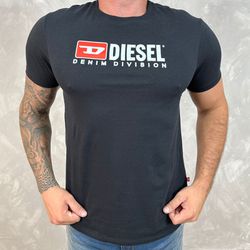 Camiseta Diesel Preto - C-4073 - BARAOMULTIMARCAS
