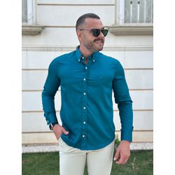 Camisa Manga Longa TH Verde - 40749 - DROPA AQUI
