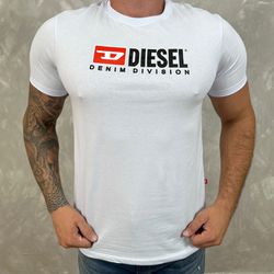 Camiseta Diesel Branco - C-4074 - REI DO ATACADO