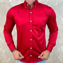 Camisa Manga Longa TH Vermelho - 40750 - RP IMPORTS