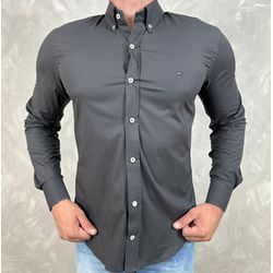 Camisa Manga Longa TH Grafite ⭐ - 40755 - REI DO ATACADO