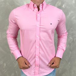 Camisa Manga Longa TH Rosa - 40757 - RP IMPORTS