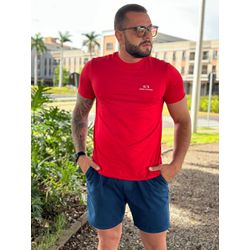 Camiseta Armani Vermelho ⭐ - C-4075 - DROPA AQUI