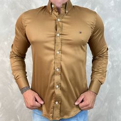 Camisa Manga Longa TH Dourada - 40762 - BARAOMULTIMARCAS