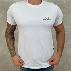 Camiseta Armani Branco - C-4077 - DROPA AQUI