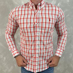 Camisa Manga Longa PRL Xadrez Vermelho - 40788 - LOJA VIPIX