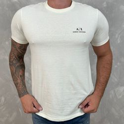 Camiseta Armani Off White - C-4079 - REI DO ATACADO