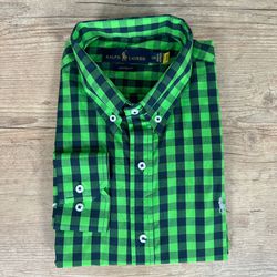 Camisa Manga Longa PRL Xadrez Verde - 40821 - RP IMPORTS